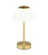 Sarima Integrated LED Table Lamp Brass-Coloured Matt Opal Glass Shade LED Dimmable 2700-4000K Touch Dimmer-5