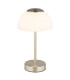 Sarima Integrated LED Table Lamp Nickel Matt Opal Glass Shade LED Dimmable 2700-4000K Touch Dimmer-1