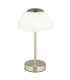 Sarima Integrated LED Table Lamp Nickel Matt Opal Glass Shade LED Dimmable 2700-4000K Touch Dimmer-5