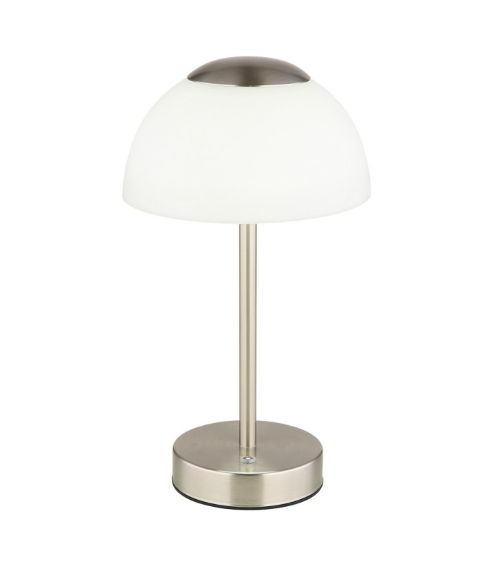 Sarima Integrated LED Table Lamp Nickel Matt Opal Glass Shade LED Dimmable 2700-4000K Touch Dimmer-5