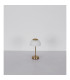 Sarima Integrated LED Table Lamp Nickel Matt Opal Glass Shade LED Dimmable 2700-4000K Touch Dimmer-9