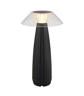 Illumi Integrated LED Table Lamp Matt Black LED Dimmable 3000K Touch Dimmer-1