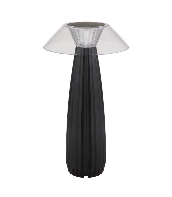 Illumi Integrated LED Table Lamp Matt Black LED Dimmable 3000K Touch Dimmer-2