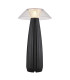 Illumi Integrated LED Table Lamp Matt Black LED Dimmable 3000K Touch Dimmer-3