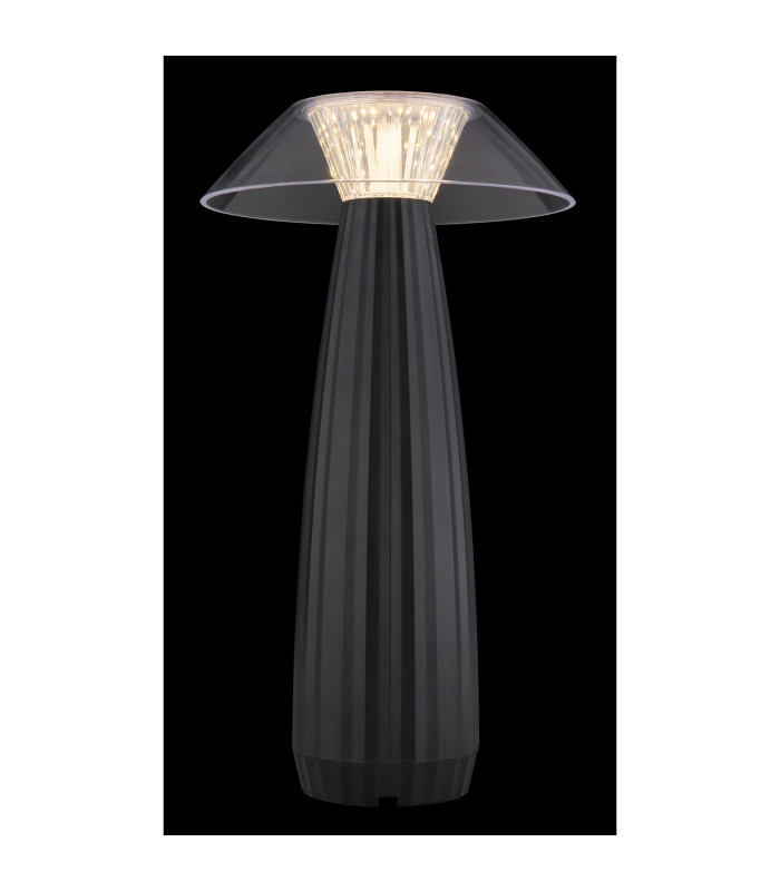 Illumi Integrated LED Table Lamp Matt Black LED Dimmable 3000K Touch Dimmer-5
