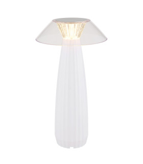 Illumi Integrated LED Table Lamp White Matt LED Dimmable 3000K Touch Dimmer-1