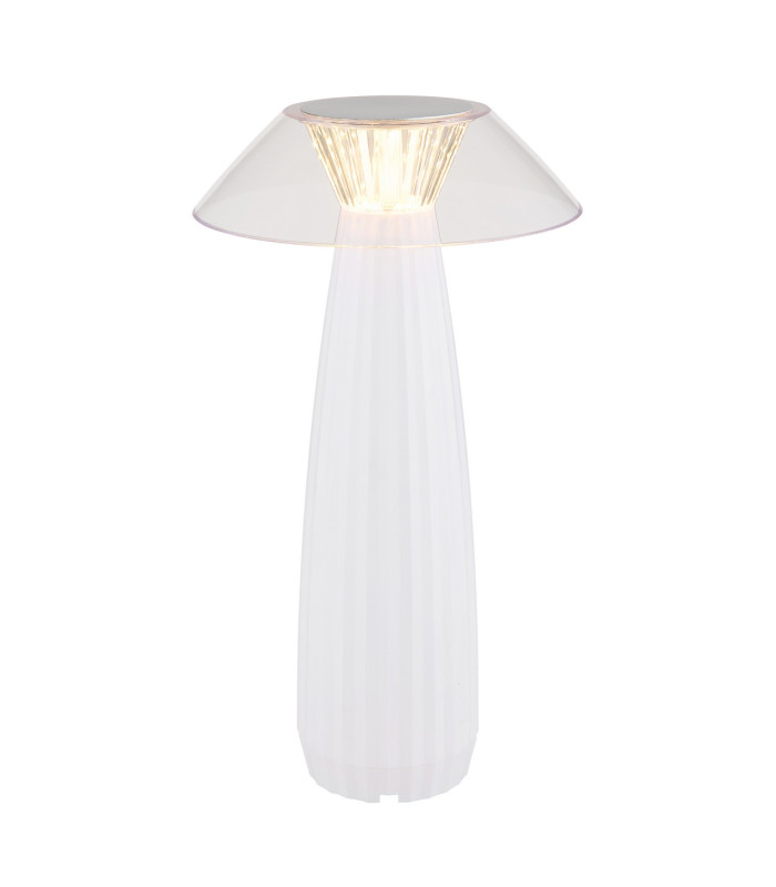 Illumi Integrated LED Table Lamp White Matt LED Dimmable 3000K Touch Dimmer-1