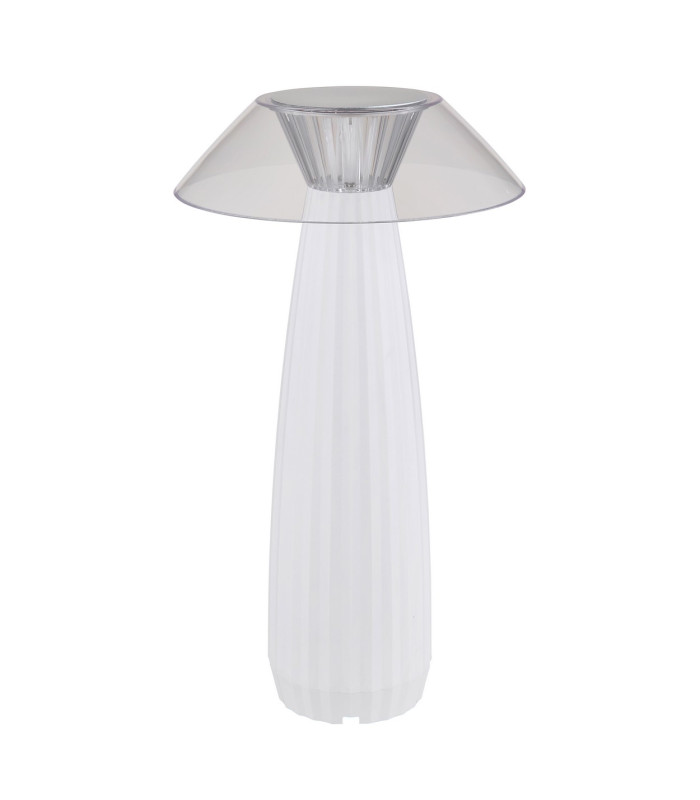 Illumi Integrated LED Table Lamp White Matt LED Dimmable 3000K Touch Dimmer-2
