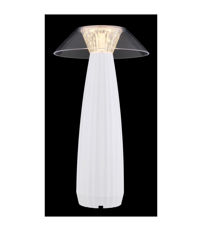 Illumi Integrated LED Table Lamp White Matt LED Dimmable 3000K Touch Dimmer-6