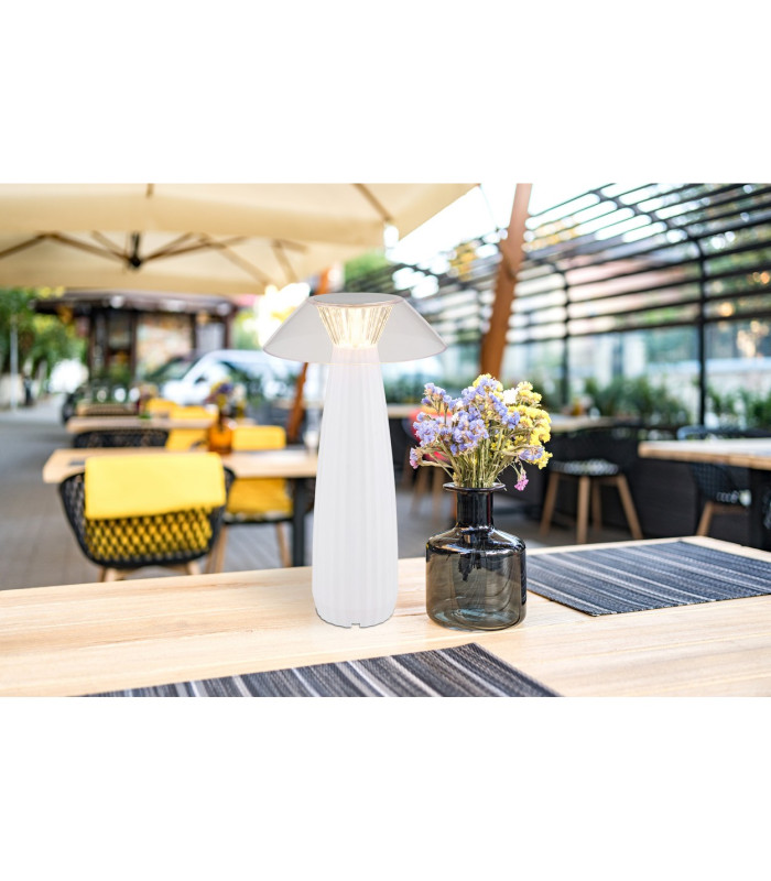 Illumi Integrated LED Table Lamp White Matt LED Dimmable 3000K Touch Dimmer-8