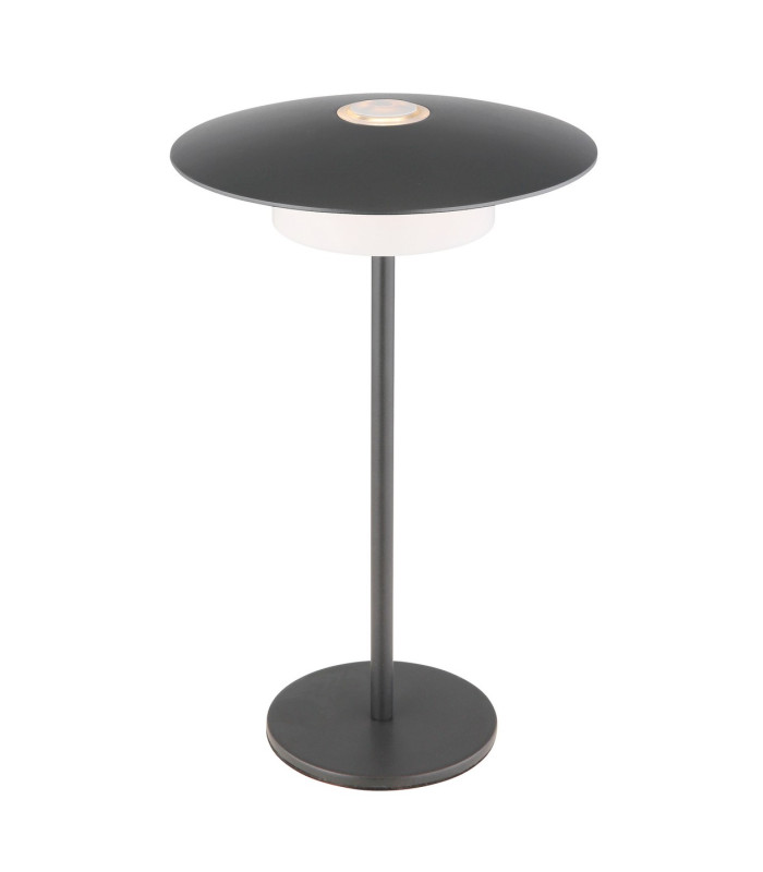 Kyler Integrated LED Table Lamp Grey Matt IP44 LED Dimmable 1800-3000K Touch Dimmer-1