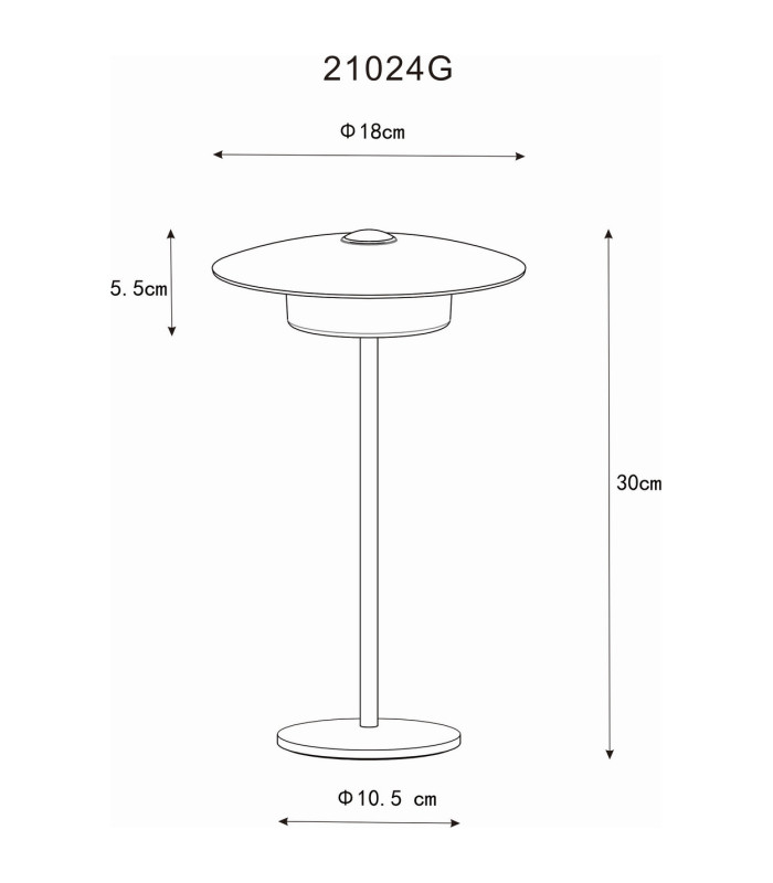 Kyler Integrated LED Table Lamp Grey Matt IP44 LED Dimmable 1800-3000K Touch Dimmer-13
