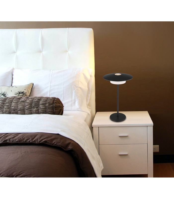 Kyler Integrated LED Table Lamp Matt Black IP44 LED Dimmable 1800-3000K Touch Dimmer-11