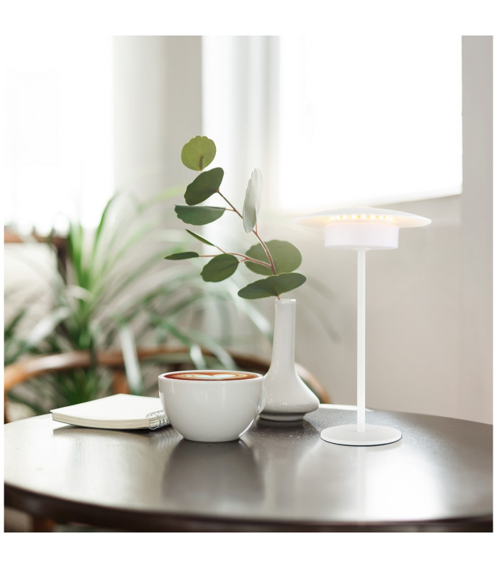 Kyler Integrated LED Table Lamp White Matt IP44 LED Dimmable 1800-3000K Touch Dimmer-9