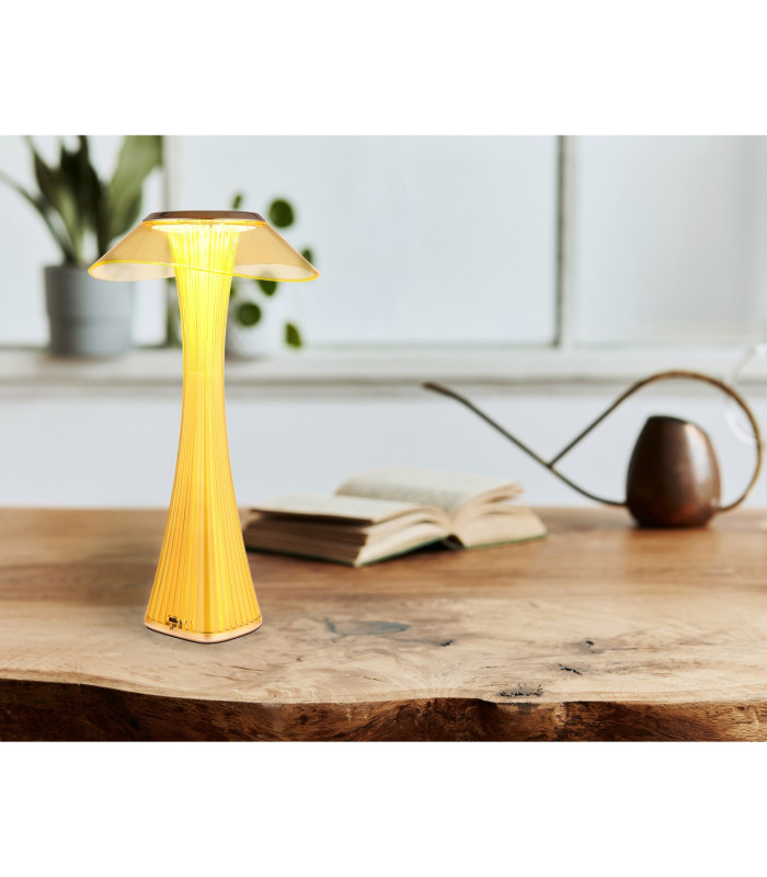Ambra Table Lamp Gold Colours Matt LED Dimmable 2700-6500K Touch Dimmer-9