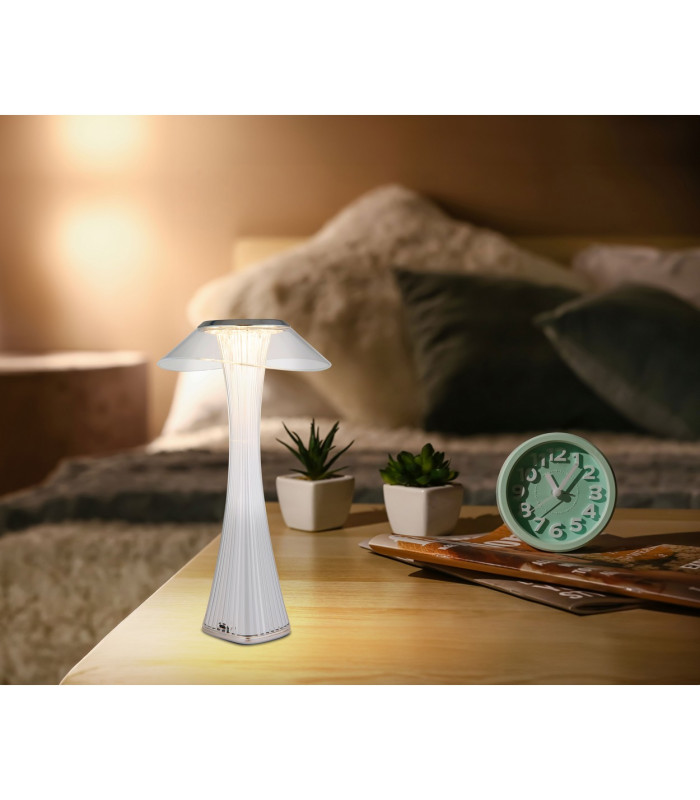 Ambra Table Lamp Chrome LED Dimmable 2700-6500K Touch Dimmer-9