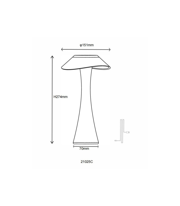 Ambra Table Lamp Chrome LED Dimmable 2700-6500K Touch Dimmer-11