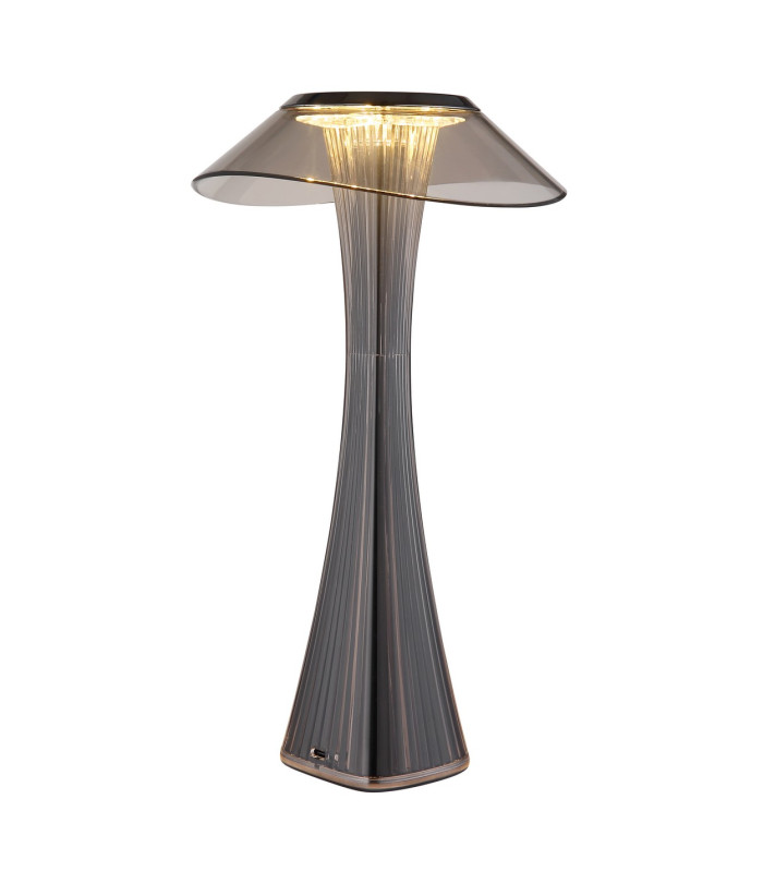 Ambra Table Lamp Gunmetal LED Dimmable 2700-6500K Touch Dimmer-7