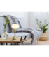 Lula Globe Table Lamp Brass-Coloured Matt Opal Glass Shade 1x E14-4