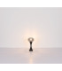 Lula Globe Table Lamp Matt Black Smoke Glass Shade 1x E14-5