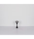 Lula Globe Table Lamp Matt Black Smoke Glass Shade 1x E14-6