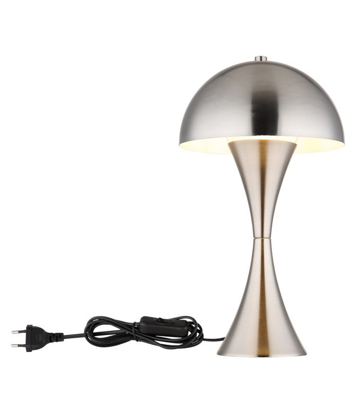 Dima Bedside Table Lamp Nickel Matt 1x E27-4