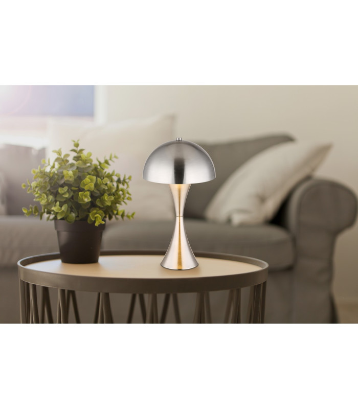 Dima Bedside Table Lamp Nickel Matt 1x E27-8