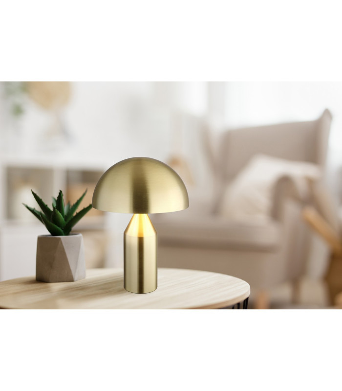 Atoma Bedside Table Lamp Brass-Coloured Matt 2x E27-5