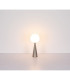 Pinpal Globe Table Lamp Nickel Matt Ball Opal Glass Shade 1x E27-5