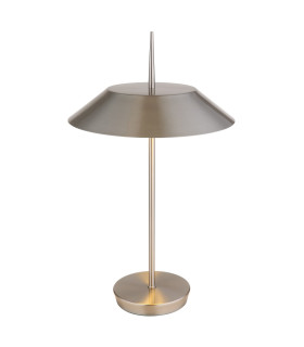 Brenlor Bedside Table Lamp Nickel Matt 2x E27-1