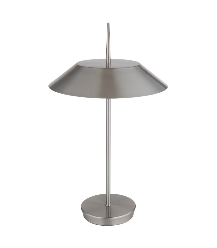 Brenlor Bedside Table Lamp Nickel Matt 2x E27-2