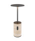 Travertin 12cm Integrated LED Table Lamp Grey LED 3000K Touch Dimmer-1