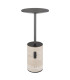 Travertin 12cm Integrated LED Table Lamp Grey LED 3000K Touch Dimmer-2
