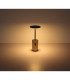 Travertin 12cm Integrated LED Table Lamp Grey LED 3000K Touch Dimmer-5
