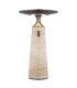 Travertin 20cm Integrated LED Table Lamp Grey Gold LED 3000K Touch Dimmer-3