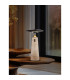 Travertin 20cm Integrated LED Table Lamp Grey Gold LED 3000K Touch Dimmer-6