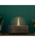 Travertin 20cm Integrated LED Table Lamp Grey Gold LED 3000K Touch Dimmer-7