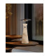 Travertin 20cm Integrated LED Table Lamp Grey LED 3000K Touch Dimmer-6