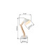 Tongariro Desk Task Lamp White 1x E27-3
