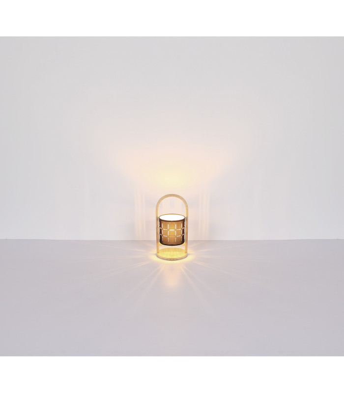Ninja Bedside Table Lamp Natural Color Black 1x E14-6