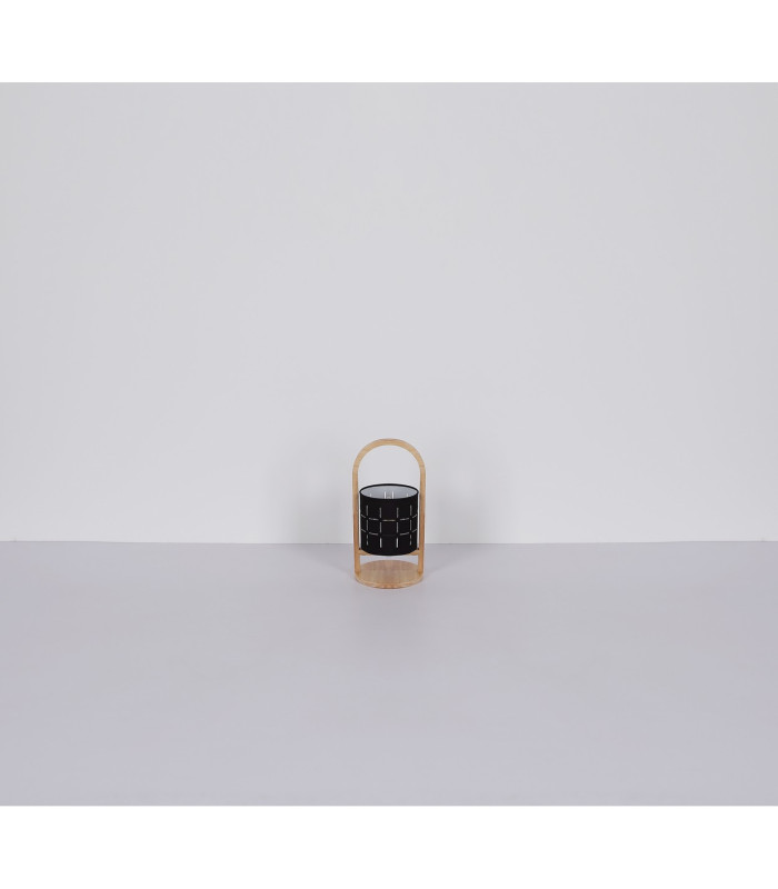 Ninja Bedside Table Lamp Natural Color Black 1x E14-7