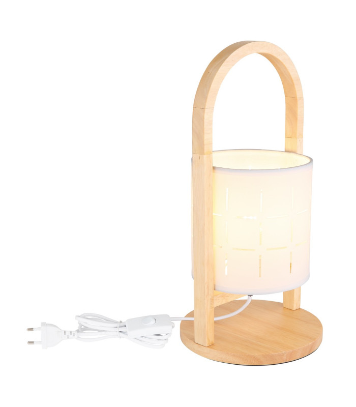 Ninja Bedside Table Lamp Natural Color White 1x E14-4