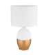 Valentino Table Lamp with Round Shade White 1x E14-2