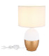 Valentino Table Lamp with Round Shade White 1x E14-3