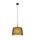 Kikki Cylindrical Pendant Ceiling Light Matt Black 1x E27-1