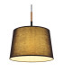 Kikki Cylindrical Pendant Ceiling Light Matt Black 1x E27-3