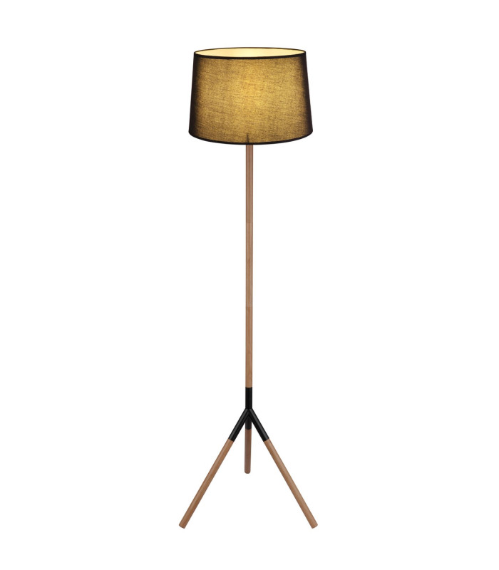 Kikki Tripod Floor Lamp Matt Black 1x E27-3