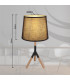 Kikki Table Lamp with Round Tapered Shade Matt Black 1x E27-10