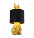 Rabbit Table Lamp with Round Shade Gold Colours Matt 1x E27-5