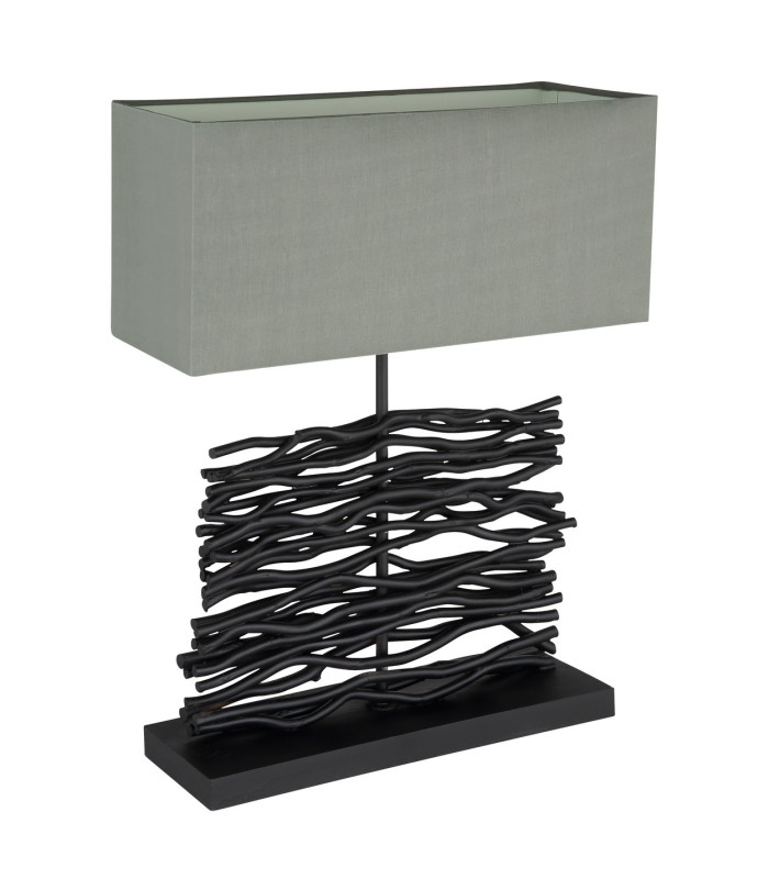 Jamie Table Lamp with Shade Black 1x E27-2
